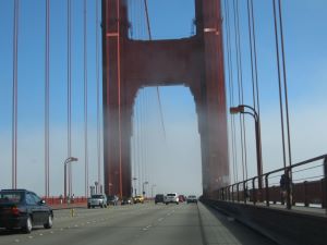 Fahrt über die Golden Gate Bridge