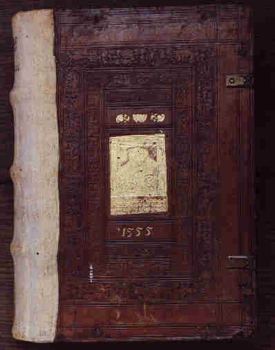 Ledereinband mit Supralibros von Ottheinrich (Seitz, Neuburg)