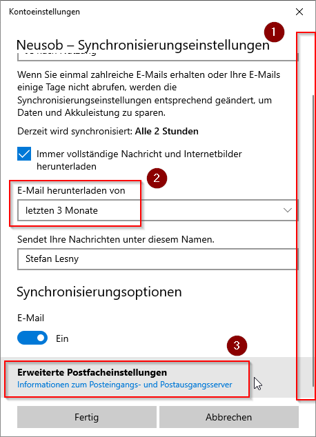 MailApp von Windows 10 - 