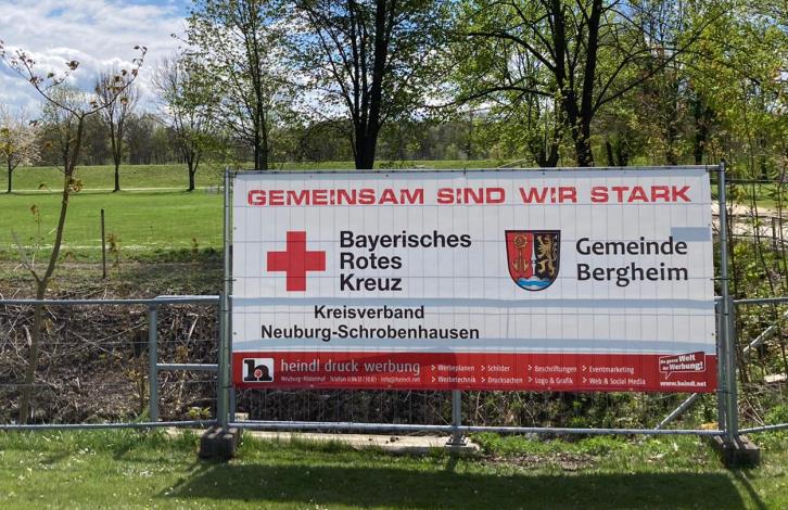 Testzentrum Parkplatz