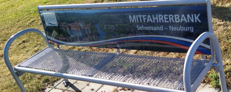 Bild der Mitfahrerbank in Sehensand