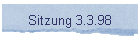 Sitzung 3.3.98