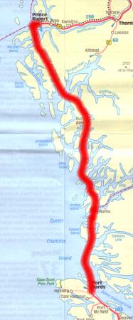Prince Rupert - Inside Passage - Port Hardy