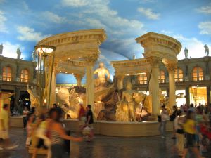 Unterwegs in den Forum Shops
